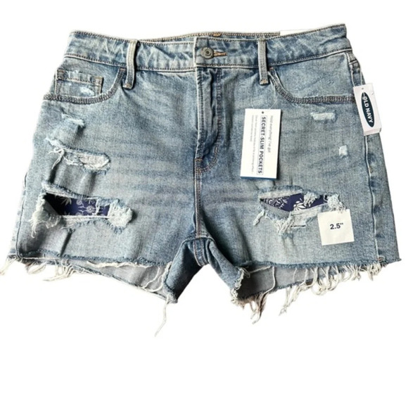 Old Navy Pants - Old Navy High Rise Distressed Denim Shorts - Women’s Size 4 New with Tags